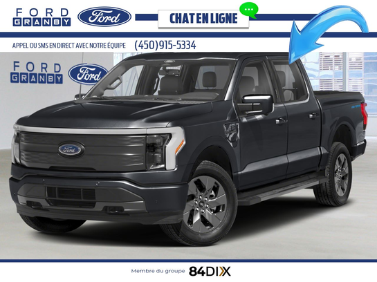 2025 Ford F-150 Lightning Agate Black Metallic