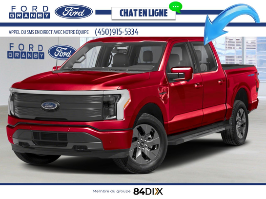 2025 Ford F-150 Lightning Rapid Red Metallic Tinted Clearcoat