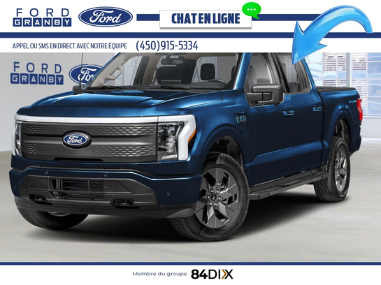 2025 Ford F-150 Lightning Antimatter Blue Metallic