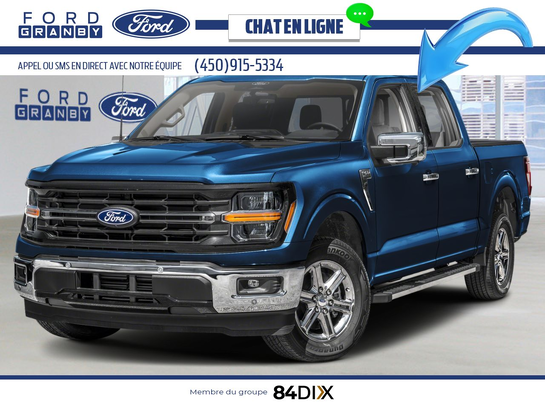 Ford F-150 2025 2025 Bleu antimatière métallisé