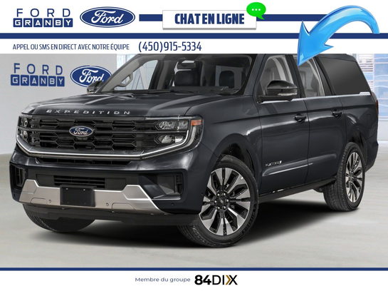 Ford Expedition 2025 2025 Noir agate métallisé
