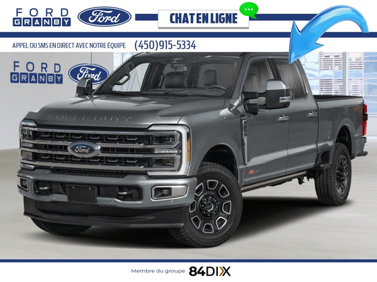 Ford Super Duty F-250 SRW 2026 2026 Gris carbonisé métallisé