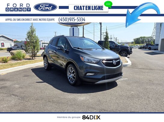 Buick Encore Sport Touring, A/C, CUIR/TISSU, CAMERA 2018 Gris