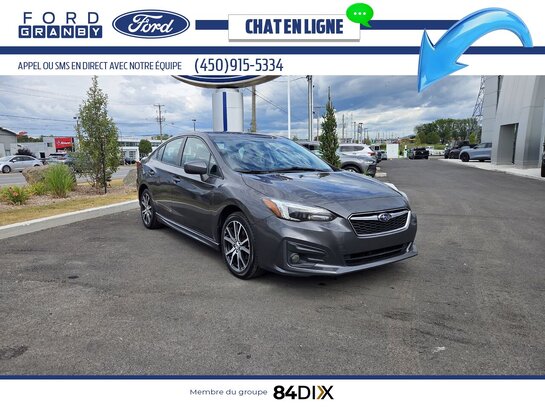 Subaru Impreza 2.0i Sport BANCS CHAUFFANTS, CAMERA 2018 Gris