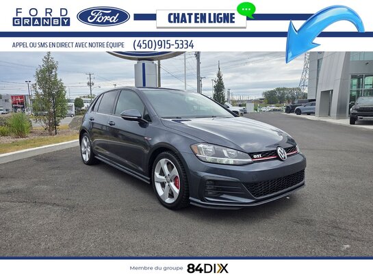 Volkswagen Golf GTI 5 portes DSG 2018 Gris