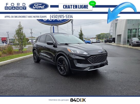 Ford Escape SE PHEV 2021 Noir