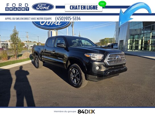 Toyota Tacoma SR5 Double Cab V6 4RM 2016 Noir