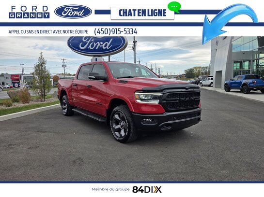 Ram 1500 Big Horn Crew 4x4 caisse de 5 pi 7 po 2022 Rouge
