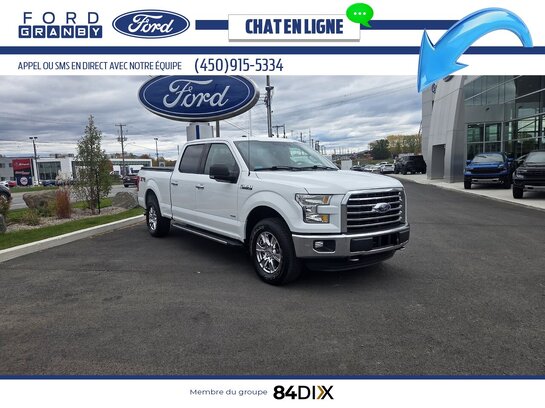 Ford F-150 XLT, SuperCrew 4RM, 6,5pi, Ensemble XTR 2016 Blanc