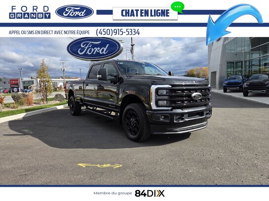 Ford Super Duty F-250 SRW XLT 6 places 4RM caisse de 8 pi 2024 Noir