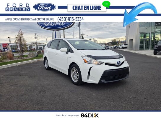 Toyota Prius V Hayon 5 portes 2015 Blanc