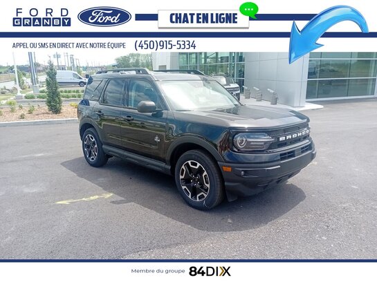 FORD BRONCO SPORT Outer Banks 4x4 2024 Noir